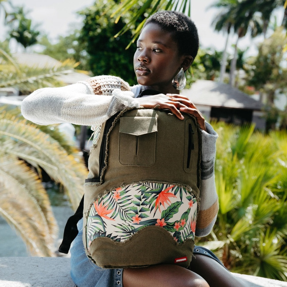 Authentic Sprayground Tropical Mirage Tactical Backpack NWT - Picture 2 of 11